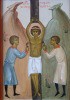 Св. Георгия мучают железными крючьями